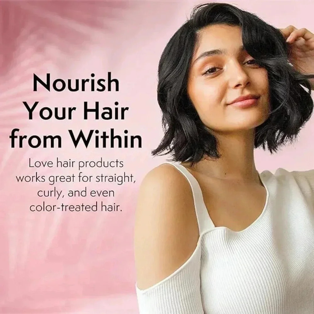 LOVE Hair Mask, All Natural, Paraben‎ & Sulfate Free, Vegan, 6oz - Picture 3 of 7
